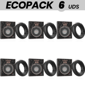 ECOPACK 6 UNITÉS - ANNEAU VIBRATEUR ANBIGUO ADRIANO COMPATIBLE AVEC LA TECHNOLOGIE SANS FIL WATCHME