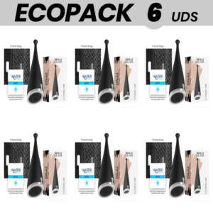 ECOPACK 6 UNITÉS - BRILLY GLAM SPOT VIBE VIBRATEUR CLITORIAL ORGASMIC EN SILICONE NOIR