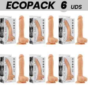 ECOPACK 6 UNITÉS - COCK MILLER SILICONE DENSITÉ ARTICULABLE COCKSIL 19,5 CM