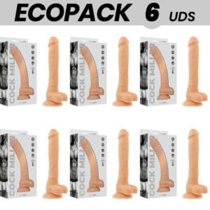 ECOPACK 6 UNITÉS - COCK MILLER SILICONE DENSITÉ ARTICULABLE COCKSIL 24 CM