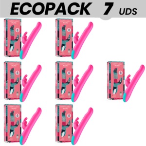 ECOPACK 7 UNITÉS - VIBRATEUR ET ROTATEUR HAPPY LOKY PLUTO RABBIT COMPATIBLE AVEC LA TECHNOLOGIE SANS FIL WATCHME