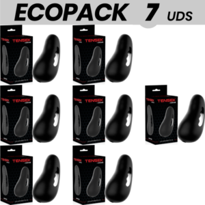 ECOPACK 7 UNITÉS - JAMYJOB MASTURBATEUR EXTREME TENSEK 4 NOIR
