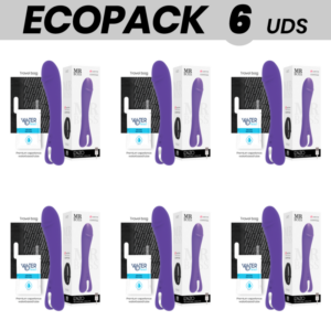 ECOPACK 6 UNITÉS - MR BOSS VIBRATEUR ENZO COMPATIBLE AVEC LA TECHNOLOGIE SANS FIL WATCHME
