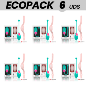ECOPACK 6 UNITÉS - TECHNOLOGIE DE TÉLÉCOMMANDE WEARWATCH EGG WATCHME EAU DE MER / ROSE