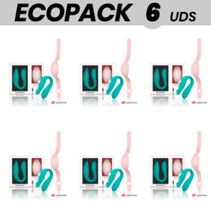 ECOPACK 6 UNITÉS - VIBRATEUR WEARWATCH DOUBLE TECHNOLOGIE WATCHME EAU DE MER / ROSE