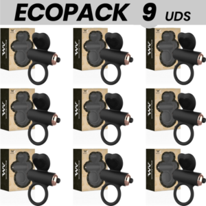 ECOPACK 9 UNITÉS - WOMANVIBE ANNEAU VIBRANT EN SILICONE ZEUS