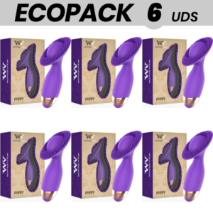 ECOPACK 6 UNITÉS - WOMANVIBE STIMULATEUR EN SILICONE RECHARGEABLE PUPPY