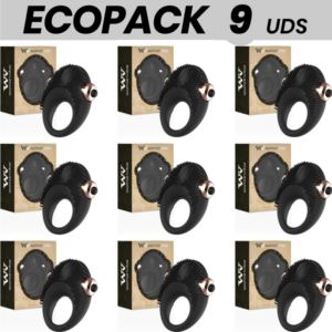 ECOPACK 9 UNITÉS - WOMANVIBE ANNEAU VIBRANT SILICONE THOR