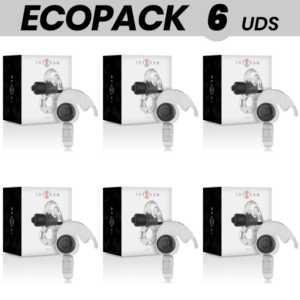ECOPACK 6 UNITÉS - INTENSE ANNEAU VIBRATEUR TRANSPARENT POUR FRITURE