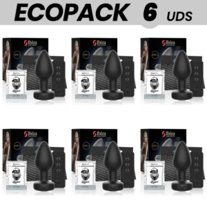 ECOPACK 6 UNITÉS - IBIZA TÉLÉCOMMANDE PRISE ANAL TAILLE L