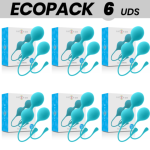 ECOPACK 6 UNITÉS - INTENSE PACK BALLES KEGEL BLEU KENDALL