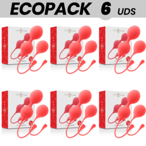 ECOPACK 6 UNITÉS - INTENSE PACK BALLES KEGEL KENDALL ROUGE