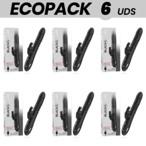 ECOPACK 6 UNITÉS - BLACKSILVER KENJI STIMULANT VIBE COMPATIBLE AVEC LA TECHNOLOGIE SANS FIL WATCHME