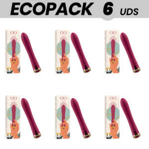 ECOPACK 6 UNITÉS - CICI BEAUTY PREMIUM SILICONE PUSH BULLET