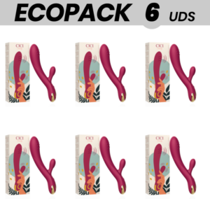 ECOPACK 6 UNITÉS - CICI BEAUTY PREMIUM SILICONE RABBIT VIBRATOR
