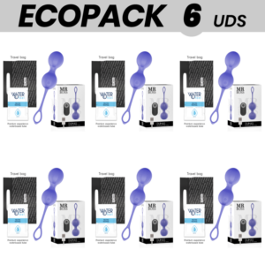 ECOPACK 6 UNITÉS - MR BOSS DUMAS KEGEL BOLAS VIBRADORAS CONTROL REMOTO