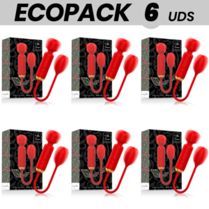 ECOPACK 6 UNITÉS - MIA BAGUETTE DE PLAISIR DOUBLE TOSCANA + OEUF VIBRATEUR