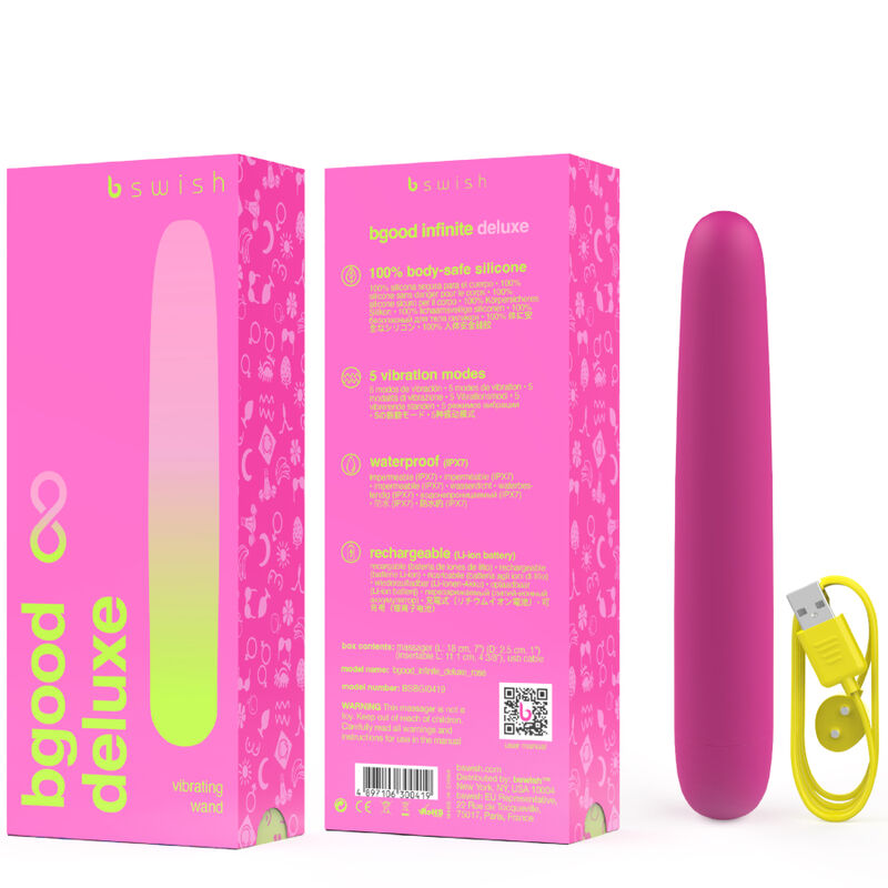 B SWISH - VIBRATEUR RECHARGEABLE B SWISH - BGOOD INFINITE DELUXE SILICONE ROSE – Image 3