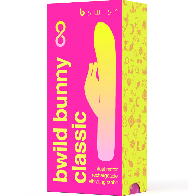 B SWISH - VIBRATEUR RECHARGEABLE CLASSIQUE BWILD BUNNY INFINITE SILICONE ROSE – Image 4