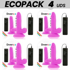 ECOPACK 6 UNITÉS - DIVERSIA GODE VIBRANT FLEXIBLE VIOLET 17 CM -O- 3.3 CM