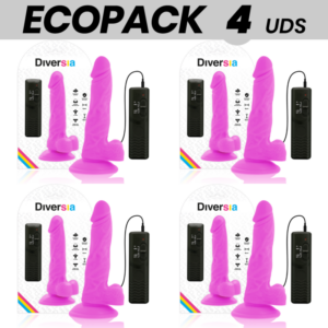 ECOPACK 6 UNITÉS - DIVERSIA GODE VIBRANT FLEXIBLE VIOLET 18 CM -O- 4 CM