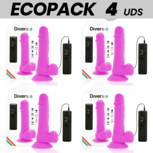 ECOPACK 6 UNITÉS - DIVERSIA GODE VIBRANT FLEXIBLE VIOLET 20.5 CM -O- 4.2 CM