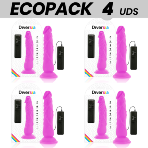 ECOPACK 4 UNITÉS - DIVERSIA GODE VIBRANT FLEXIBLE VIOLET 21 CM -O- 4.9 CM