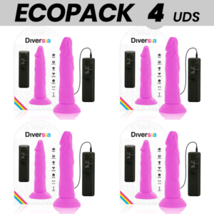 ECOPACK 6 UNITÉS - DIVERSIA GODE VIBRANT FLEXIBLE VIOLET 23 CM -O- 4.3 CM