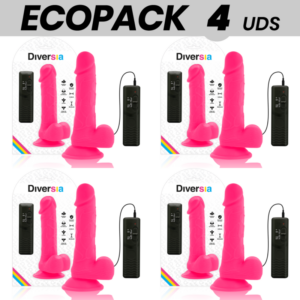 ECOPACK 6 UNITÉS - DIVERSIA GODE VIBRANT FLEXIBLE ROSE 20.5 CM -O- 4.2 CM