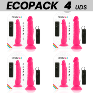 ECOPACK 6 UNITÉS - DIVERSIA GODE VIBRANT FLEXIBLE ROSE 21 CM -O- 4.9 CM