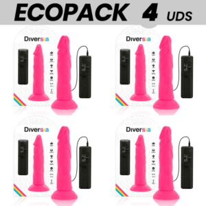ECOPACK 6 UNITÉS - DIVERSIA GODE VIBRANT FLEXIBLE ROSE 23 CM -O- 4.3 CM