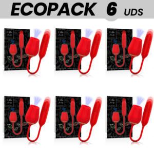 ECOPACK 6 UNITÉS - MIA AMALFI DOUBLE SUCEUR DE PLAISIR + HAUT ET BAS