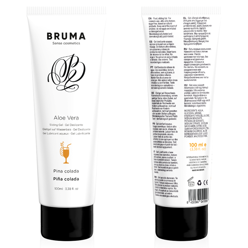 BRUMA - GEL GLISSANT À LALOE VERA SAVEUR PINA COLADA 100 ML