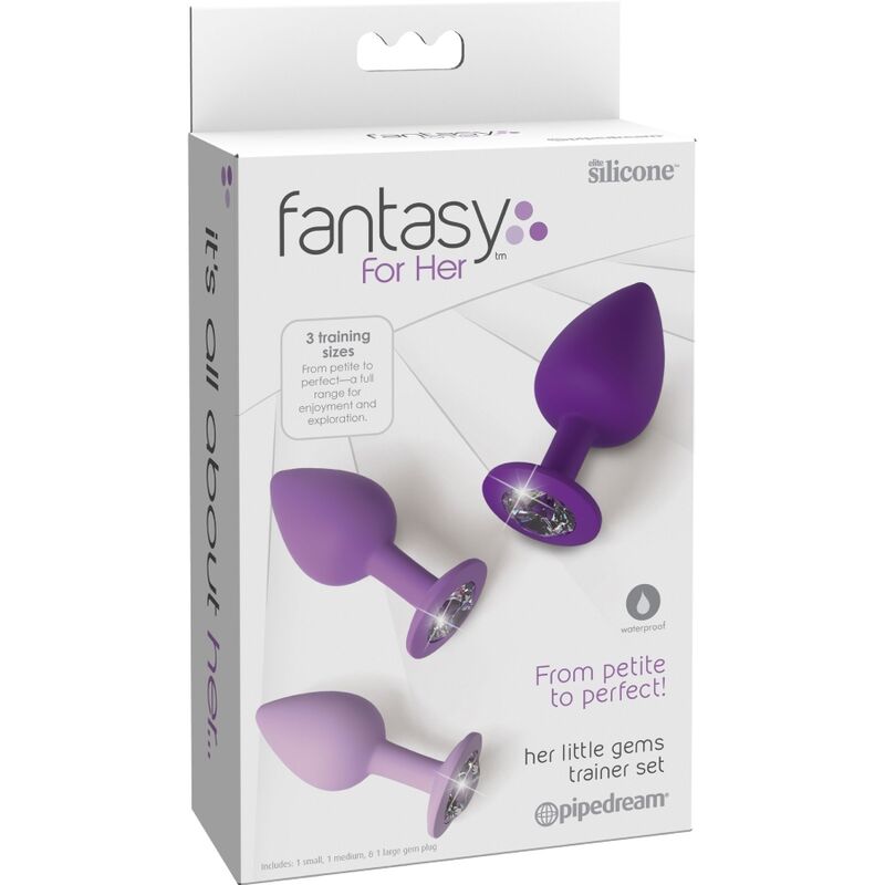 FANTASY FOR HER - ENSEMBLE DE PLUG ANAL VIOLET – Image 4
