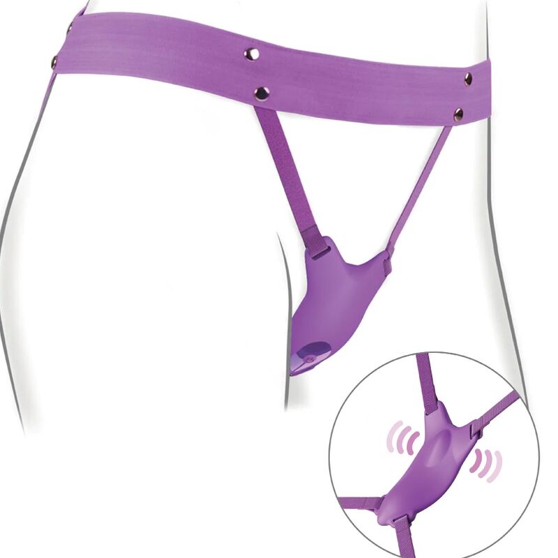 Fantasy For Her - Harnais Papillon Vibrant, Rechargeable Télécommande Violet 3 FANTASY FOR HER - HARNAIS PAPILLON VIBRANT, RECHARGEABLE TÉLÉCOMMANDE VIOLET – Image 3
