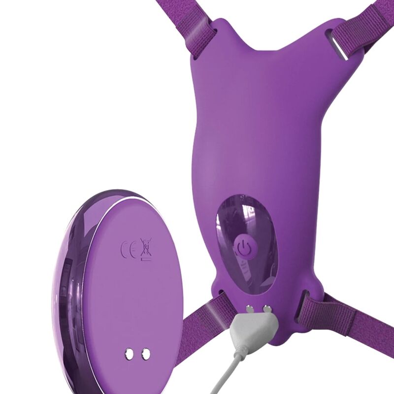 Fantasy For Her - Harnais Papillon Vibrant, Rechargeable Télécommande Violet 4 FANTASY FOR HER - HARNAIS PAPILLON VIBRANT, RECHARGEABLE TÉLÉCOMMANDE VIOLET – Image 4