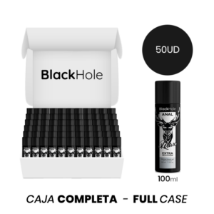 MOQ 50 - GEL BLACK HOLE À BASE DE SILICONE DILATATION ANALE 100 ML