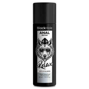 BLACK HOLE - RÉPARATION ANALE RELAX À BASE DEAU AVEC HYALURON 30 ML
