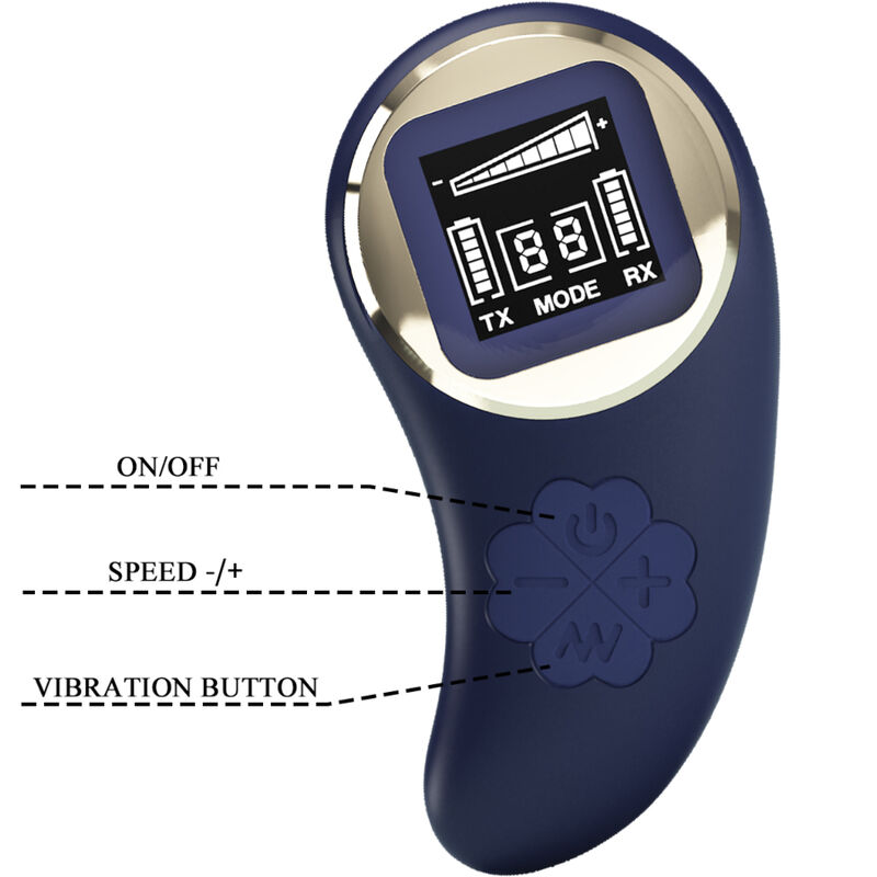 PRETTY LOVE - TÉLÉCOMMANDE OEUF VIBRANT MINA BLEU 4 PRETTY LOVE - TÉLÉCOMMANDE OEUF VIBRANT MINA BLEU – Image 4