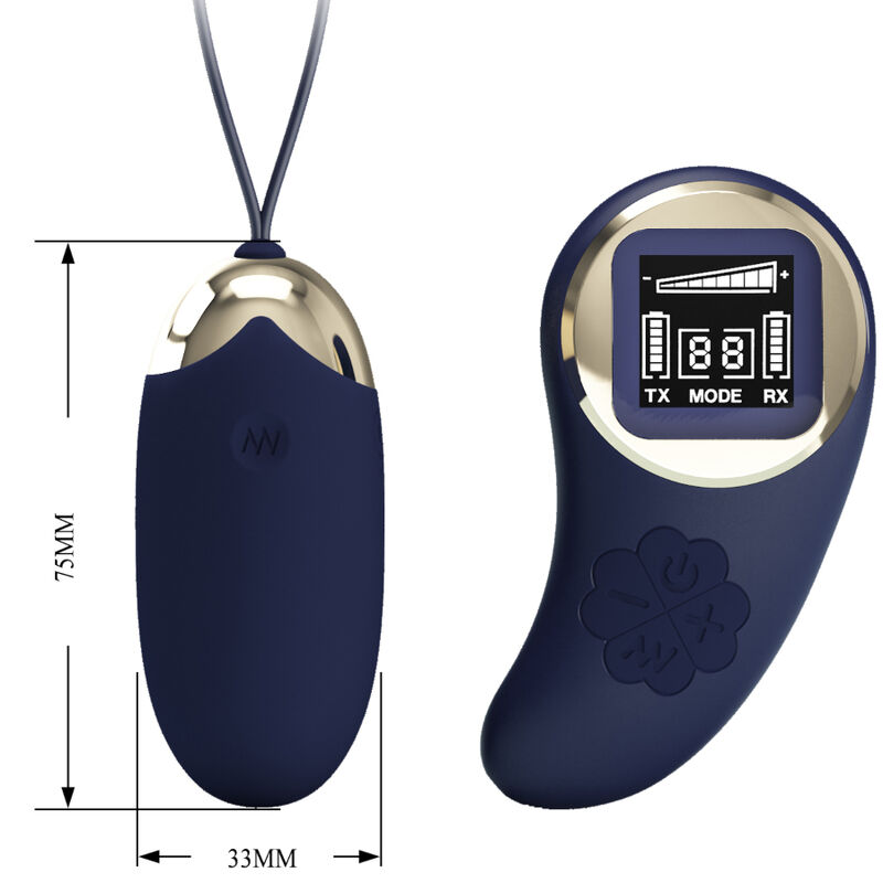 PRETTY LOVE - TÉLÉCOMMANDE OEUF VIBRANT MINA BLEU 3 PRETTY LOVE - TÉLÉCOMMANDE OEUF VIBRANT MINA BLEU – Image 3