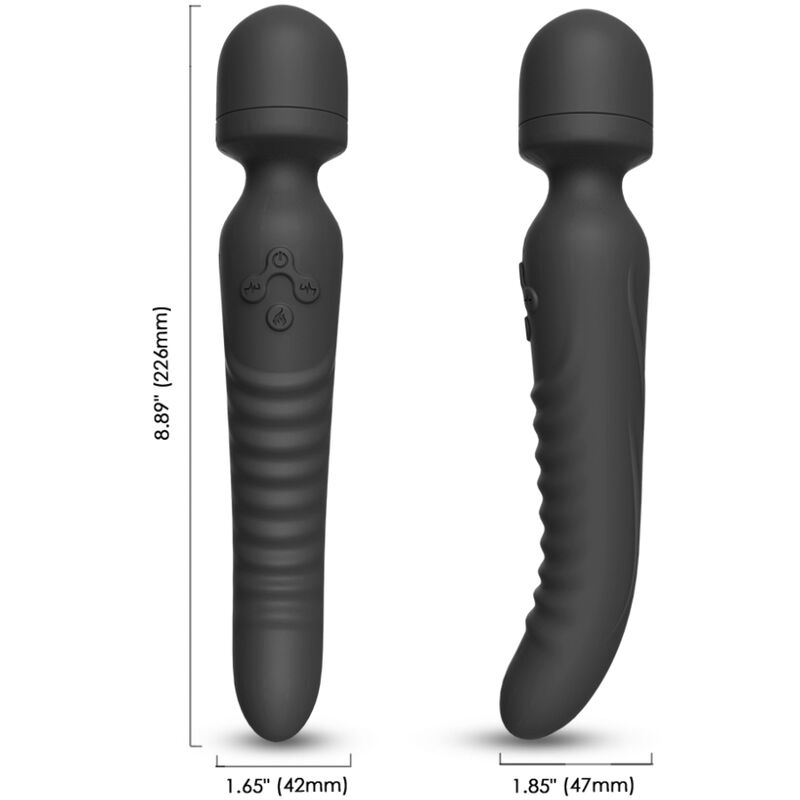 ARMONY - MISSION MASSAGER VIBRATEUR EFFET CHALEUR NOIR – Image 2