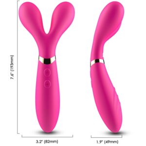 ARMONY - Y-WAND MASSAGE  VIBRATEUR DOUBLE TÊTE FUCHSIA