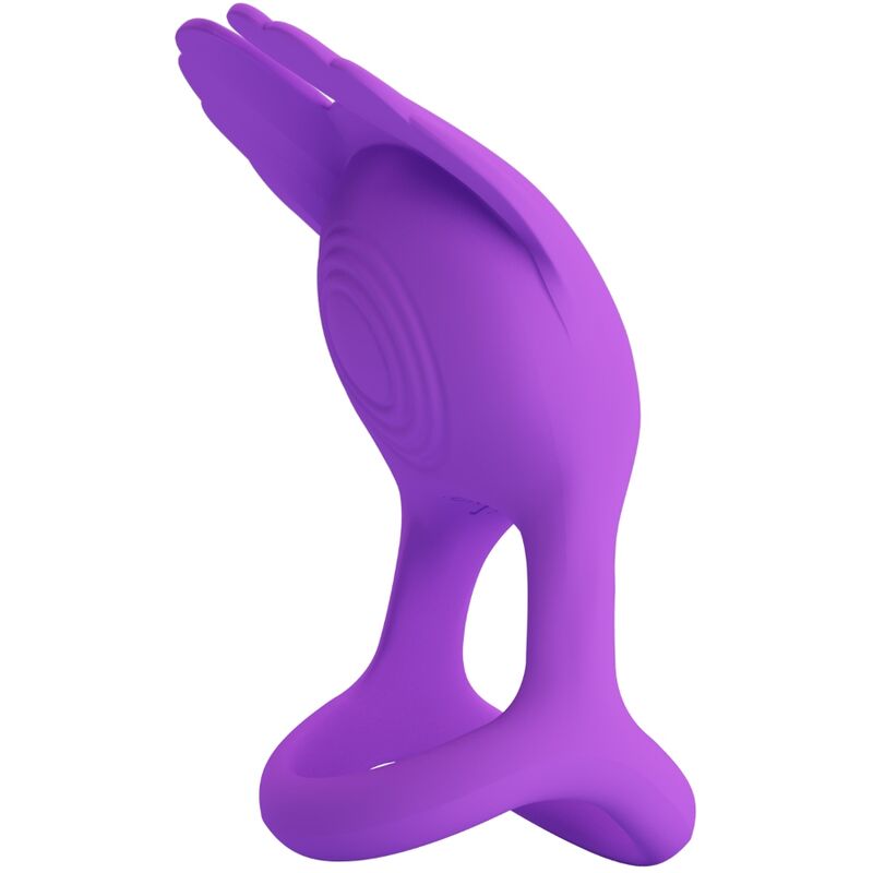 PRETTY LOVE - SILAS ANNEAU PÉNIS VIBRANT 7 VIBRATIONS SILICONE VIOLET 2 PRETTY LOVE - SILAS ANNEAU PÉNIS VIBRANT 7 VIBRATIONS SILICONE VIOLET – Image 2