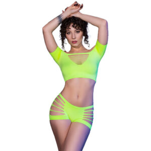 CHILIROSE - CR 4433 HAUT  SHORT VERT S/M