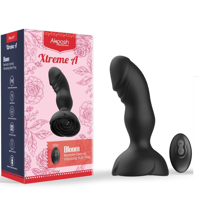 ARMONY - EXTREME A BLOOM VIBRATEUR ROSE ET PLUG ANAL TÉLÉCOMMANDE NOIR 2 ARMONY - EXTREME A BLOOM VIBRATEUR ROSE ET PLUG ANAL TÉLÉCOMMANDE NOIR – Image 2