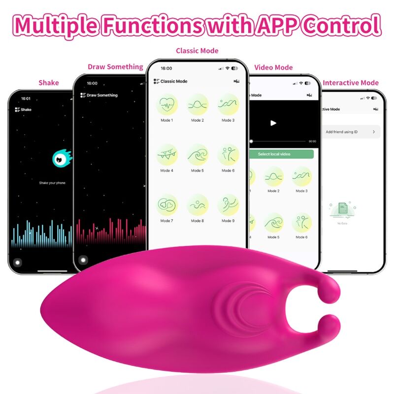 Armony - Honeybee Wearable Panties Vibrateur G-Spot Fuchsia - Application Gratuite 5 ARMONY - HONEYBEE WEARABLE PANTIES VIBRATEUR G-SPOT FUCHSIA - APPLICATION GRATUITE – Image 5