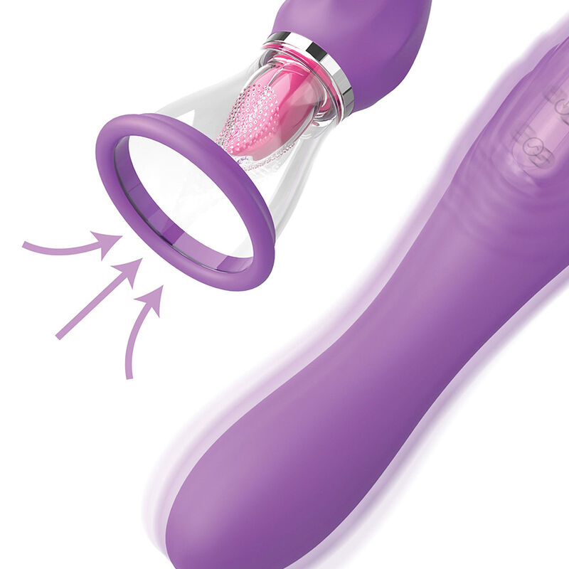 FANTASY FOR HER - TUYAU DASPIRATION MAXIMUM ULTIME PLAISIR AVEC LANGUE STIMULANTE VIOLET – Image 3