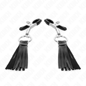 KINK - PINCES À TÉLÉMONS À PAMPONS EN CUIRETTE 6 CM