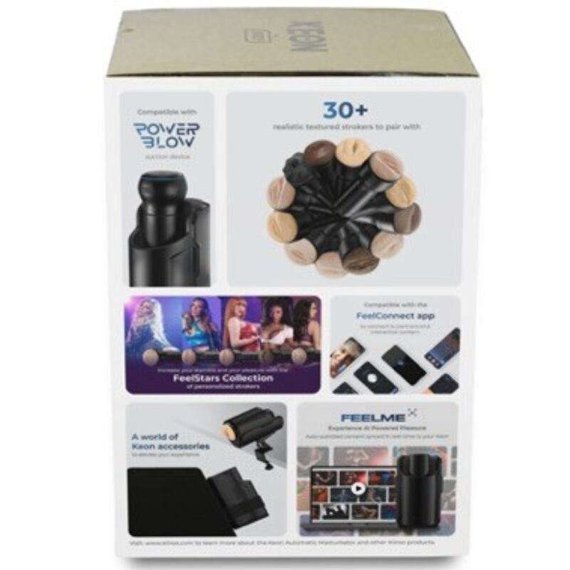 KIIROO - ENSEMBLE COMBO KEON PAR KIIROO + FEEL STROKER NOIR 4 KIIROO - ENSEMBLE COMBO KEON PAR KIIROO + FEEL STROKER NOIR – Image 4