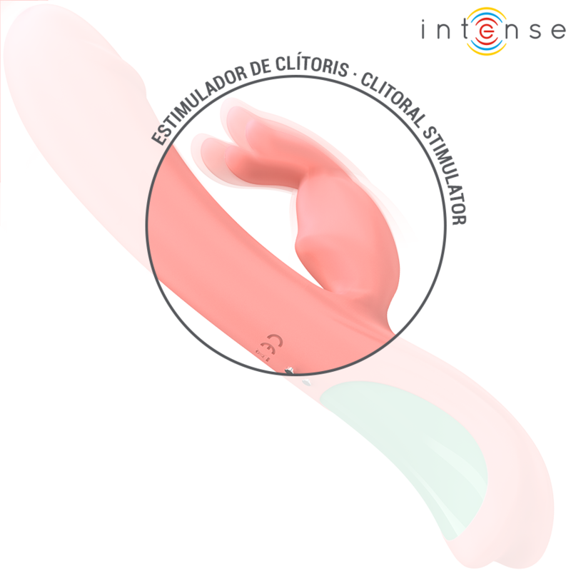 INTENSE - RACHEL VIBRATEUR RABBIT 5 VIBRATIONS ROSE – Image 2
